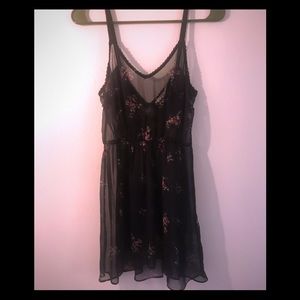 Kimchi blue sheer embroidered tank